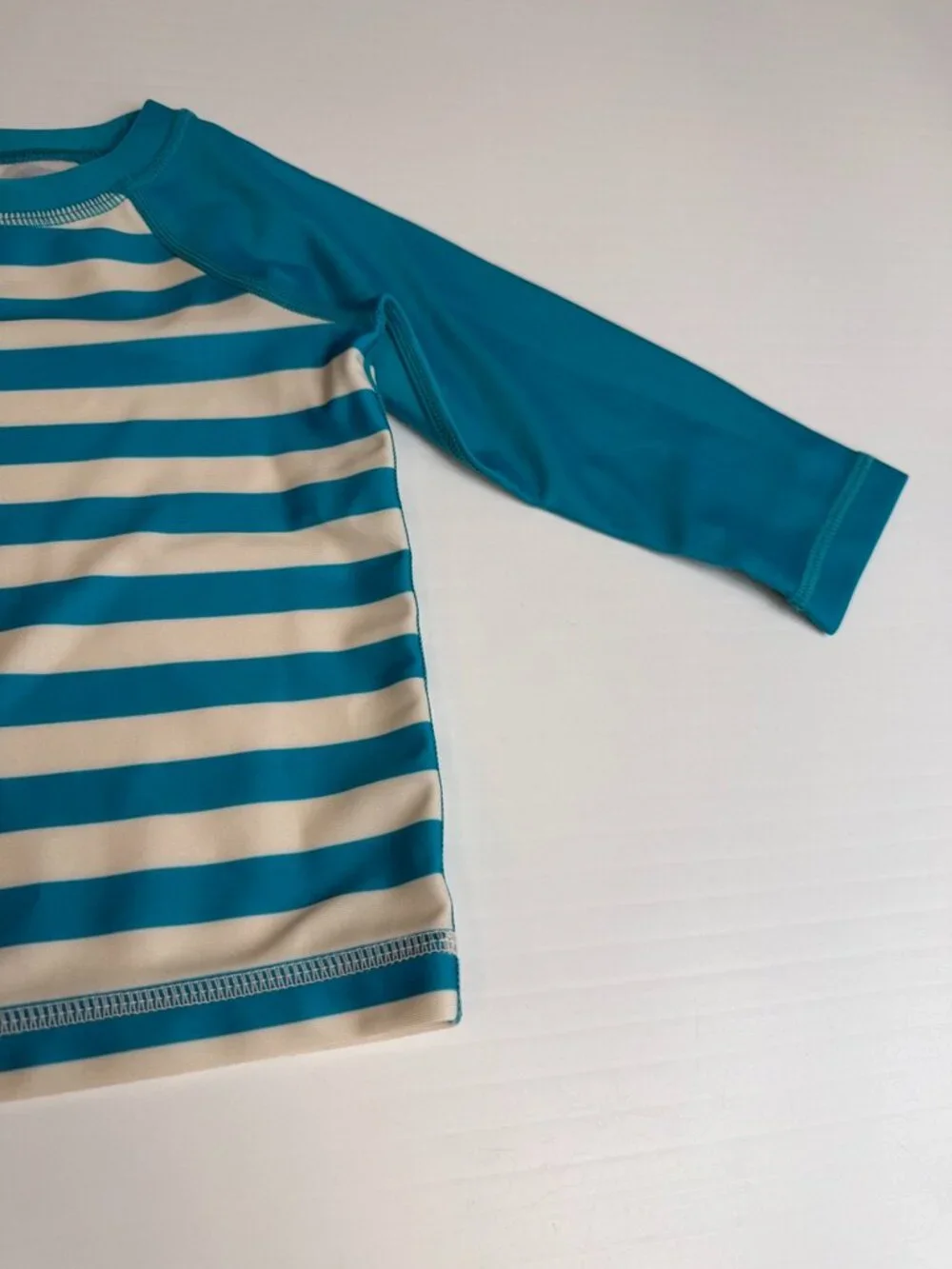 Tea Rash Guard Baby 12 Month Stripe UPF Beach Pool Swim Shirt Play Party Core Ne
